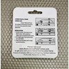 Set of Plastic License Plate Caps and Stainless Steel Screws