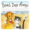 Alex Clark Beach Days Always Coaster