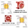 LOCADENCE 350A Battery Disconnect Switch, Waterproof Master Isolator Cut Off