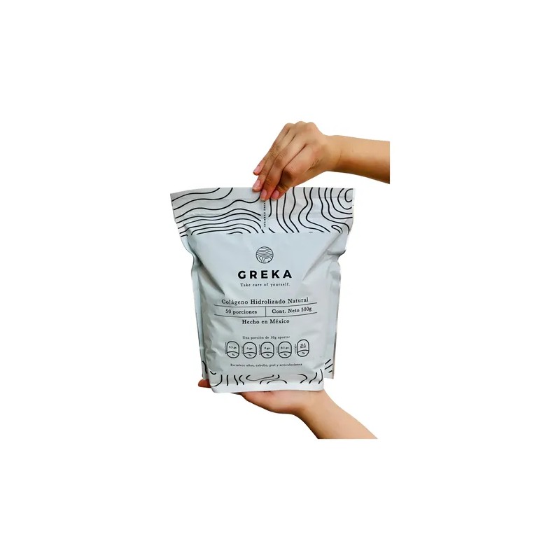 Greka Colágeno Hidrolizado En Polvo - Bolsa 500g