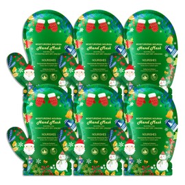 LJYBoBin Hand Mask Moisturizing Gloves 6 Pack,Hydrating Hand Mask for Women,Soft Gloves Hand Mask for Dry Cracked Hands N