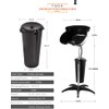 Power-Driven Portable Mobile Shampoo Bowl,Height-Adjustable Tear Free Hair Washing Sink,with