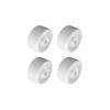 cyclingcolors 4 x Plastic Castors 25 mm White Castor Guide