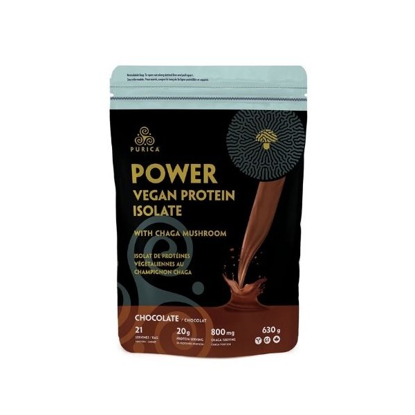 PURICA Power Vegan Protein (630g), Chocolate