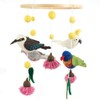 Biome Range Felt Hanging Mobile - Australian Birds