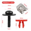 WHALETAIL 10 Sets T30 Engine Splash Shield Screw Kit, Splash