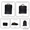 En Route CompactPro 6-Piece Black Compression Packing Cubes for Travel