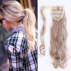 Ponytail clip-in ponytail, hair extension piece, hair piece, hair extension plait hair piece wavy like real hair