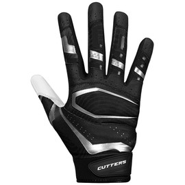 CUTTERS Receiver Football Gloves - Rev Pro Football Gloves - Boost Performance with The Best Grip Gloves and Stitching - Youth & Adult Sizes - 1 Pair