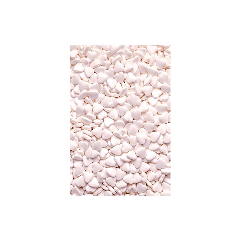 SPRINKLY - Tablet Hearts - White - 25g