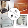 Luomorgo 1 Pc Sliding Glass Door Ratchet Lock, Keyed Alike