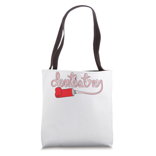 White Clean Teeth Dentist Tote Bag