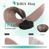 Ukira Ombre Clip in Hair Extensions Real Human Hair, 14