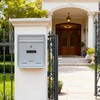 YOOBOX Wall-Mount Mailbox for House Outside, Locking Key Drop Box