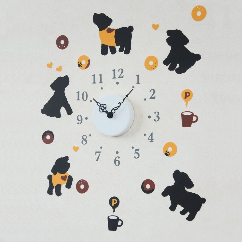 House Jida PWS-137 Wan! Dafuru Toy Poodle Wall Sticker