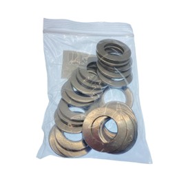 M10-M24 Washers for Screws - M16 x 30 x 3mm (25pk) Metal Flat Penny Washers for Bolts, A2 Stainless Steel Large Plain Round (25pc)