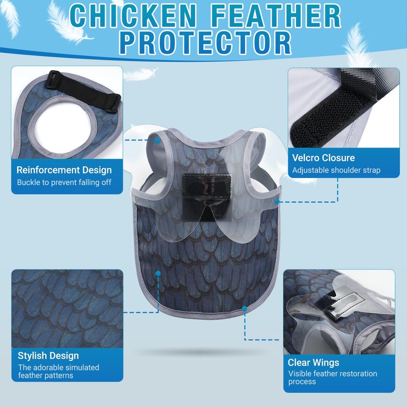 Chicken Saddle with Wing Protector - Chicken Aprons & Vest
