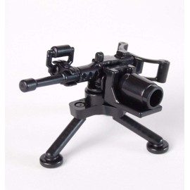 BrickArms Minifig.Cat WW2 M2 Machine Gun with Tripod Weapon for Clamping Block Figures