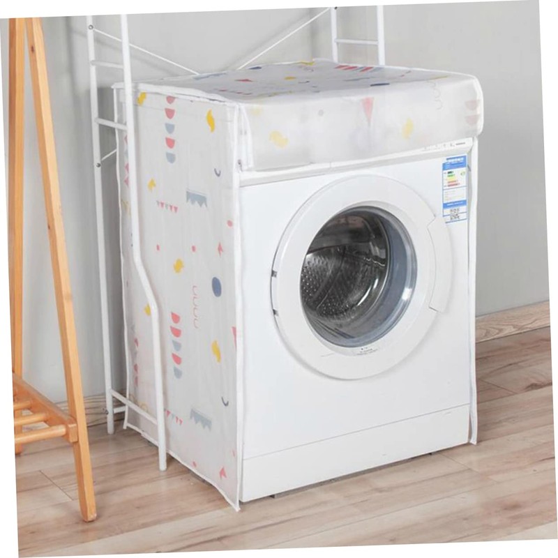 Zerodeko Washing Machine Case Zipper Peva Cover for Standard Washing