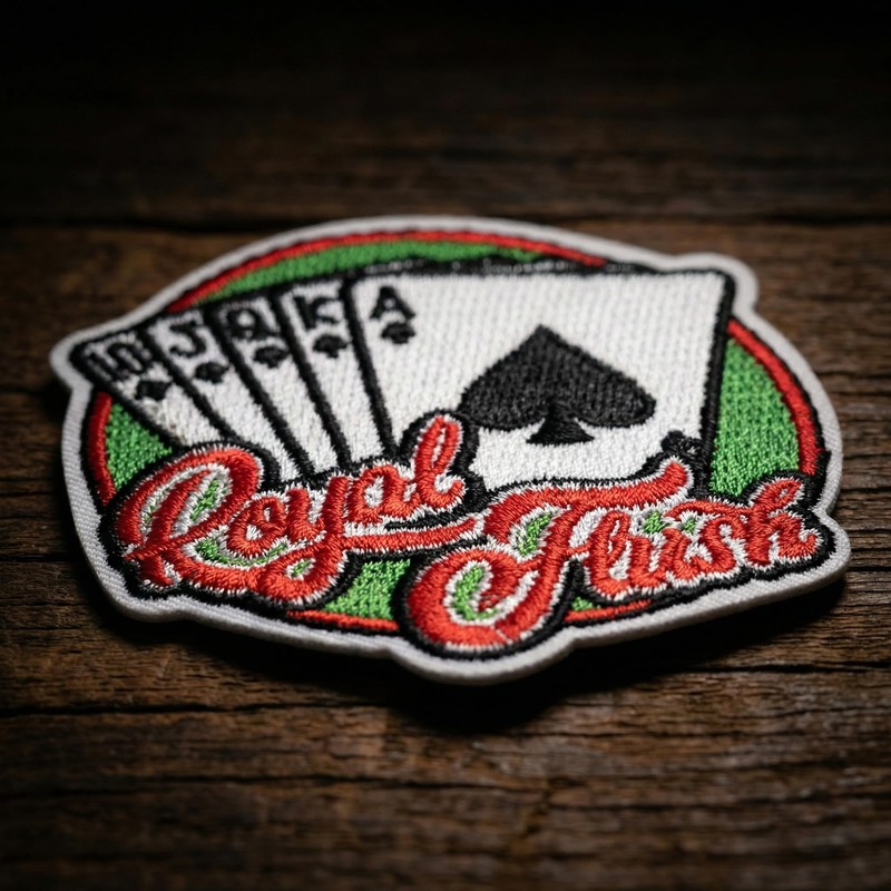 15PCS Playing Card Patches, Poker Suit Embroidered Appliques for Clothes,