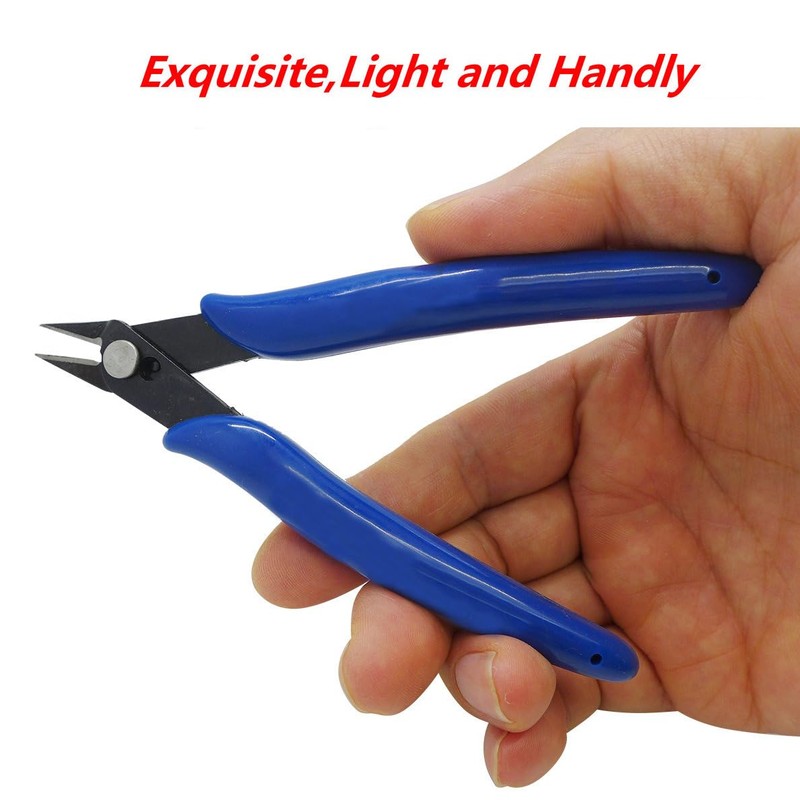 5 Pcs Electrical Wire Cable Cutter,5" Micro Cutting Plier Diagonal