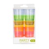 True Multicolor Plastic Party Shot Glasses, 1.5 Ounce Disposable Shot