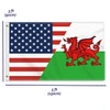 3×5 FT USA Welsh Flag, Large 150D America Welsh Outdoor