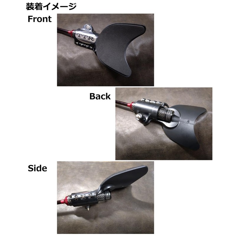 TEAM TSURIO RAINBOW⑧ TTR Elbow Pad Black Hechi Fishing Raft