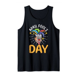 Happy april fools day for kids joke funny Tank Top