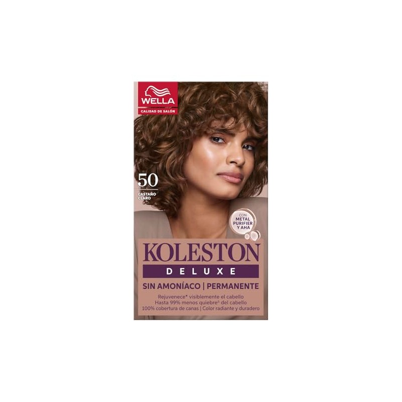 Koleston Deluxe Tinte Permanente Sin Amoniaco 50 Castaño Claro
