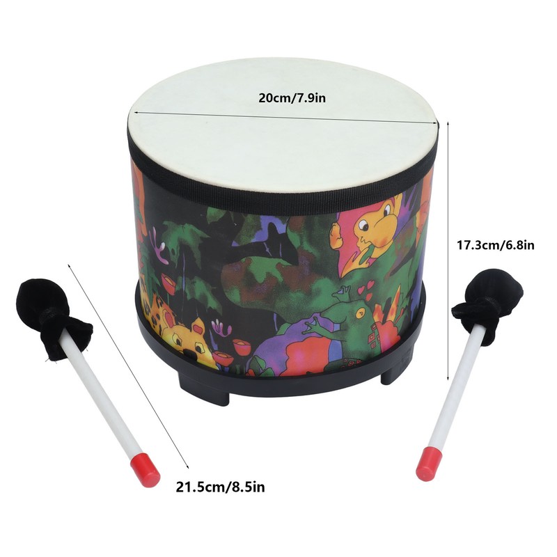 8 Inch Floor Tom Drum Cute Excellent Sound Music Instrument