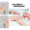 Depvko Super Long 5 in 1 Nail Drill Bits, 3/32''