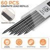Nicpro 60 Pieces Carpenter Pencil Lead Refills 2.8mm, Lead Refill