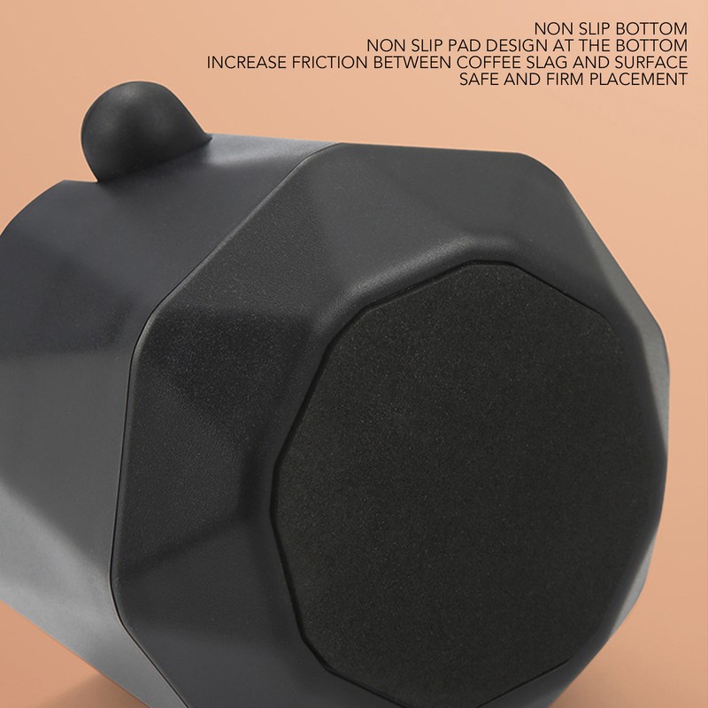 Coffee Knock Box ABS Black Non Slip Multifunctional Coffee Grind