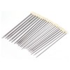 22Pcs Knitting Needles Stainless Steel Straight Single Pointed HandMade Wool