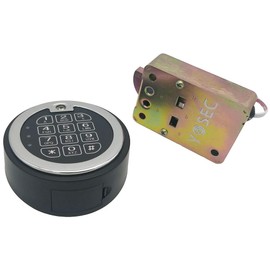 Electronic Digital keypad time delay Lock for Safe Box, up to 5 User Codes, time delay from 0-59 Minutes,Dual Control Model