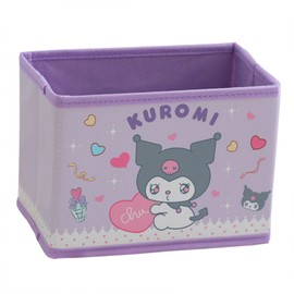 Bliqlriy Kawaii Collapsible Storage Bin, Cute Storage Box Foldable Baskets Kawaii Office Desk Organizer Cute Room Decor
