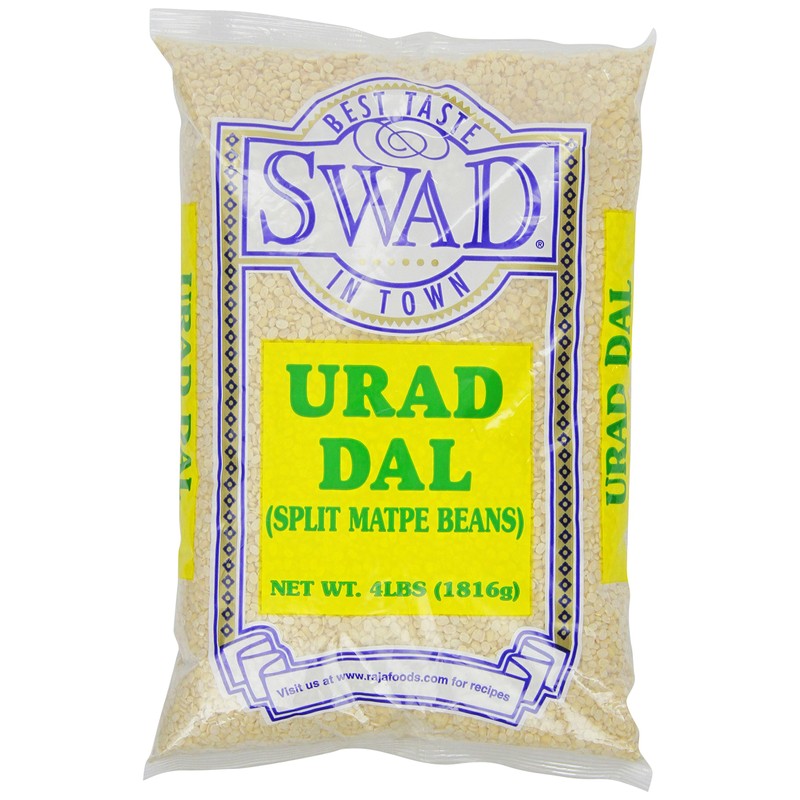 Swad Urad Dal Matpe Beans, Split, 4 Pound