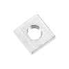 sourcing map Square Nuts, M5x10mmx2mm Zinc-Plated Metric Coarse Thread Assortment