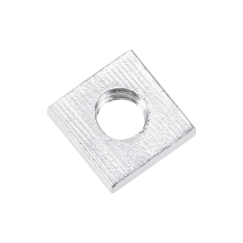 sourcing map Square Nuts, M5x10mmx2mm Zinc-Plated Metric Coarse Thread Assortment