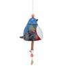 Resin Bird Wind Chime Resin Wood Hand Painted Delightful Melody