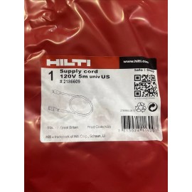 Hilti Genuine Hilti Supply Cord 2186609 120V 5m Univ. US