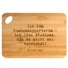 Mr. & Mrs. Panda Frühstücksbrettchen Spruch Kundensupporterin Heldin - Geschenk,