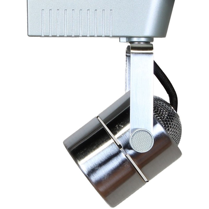 Direct-Lighting 50010 Brushed Steel MR16 Cylinder Low Voltage Track Lighting