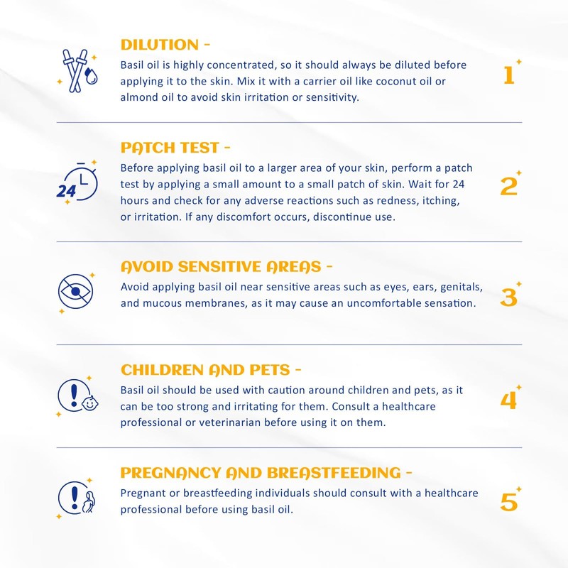 HIQILI Basil Essential Oil 100ml Pure and Natural