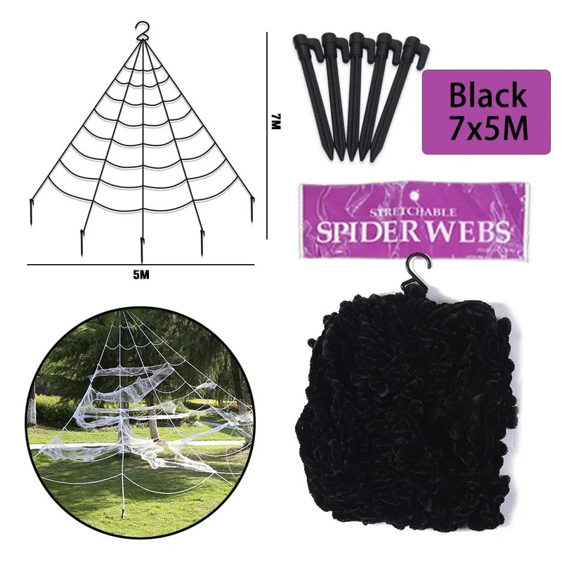 Halloween Spider Web Decoration