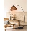 Rustic Rattan Lampshade with Hand Woven Shade for Pendant Lamp