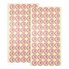 [Pre-seal] Round Seal, Red, Diameter 0.6 inch (16 mm), 2