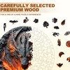 WOODBESTS Wooden Puzzles for Adults-3D Dragon, 100 Pieces Wood Puzzle