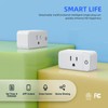 Mini Smart Plug, 15A WiFi Plugs Work with Alexa &